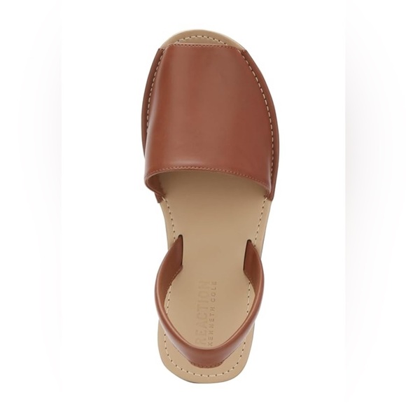 Reaction Kenneth Cole Brown 2” Platform, Peep-toe shoes 8/39 - Picture 1 of 14